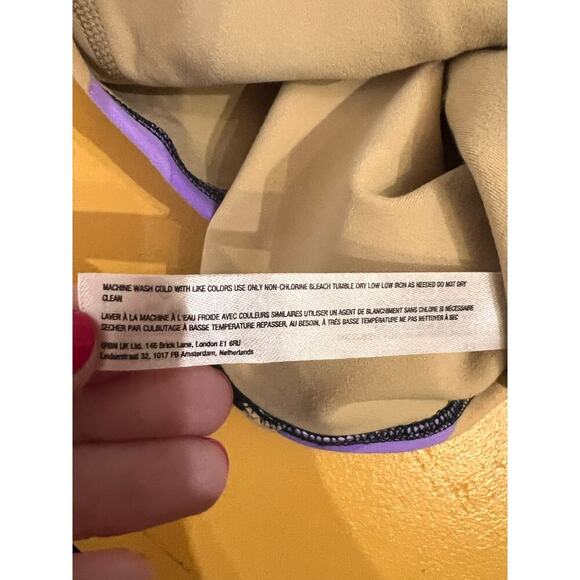 NWT FP Movement Womens Never Better Colorblock Cropped Tank Top Black Size XS - Picture 5 of 8